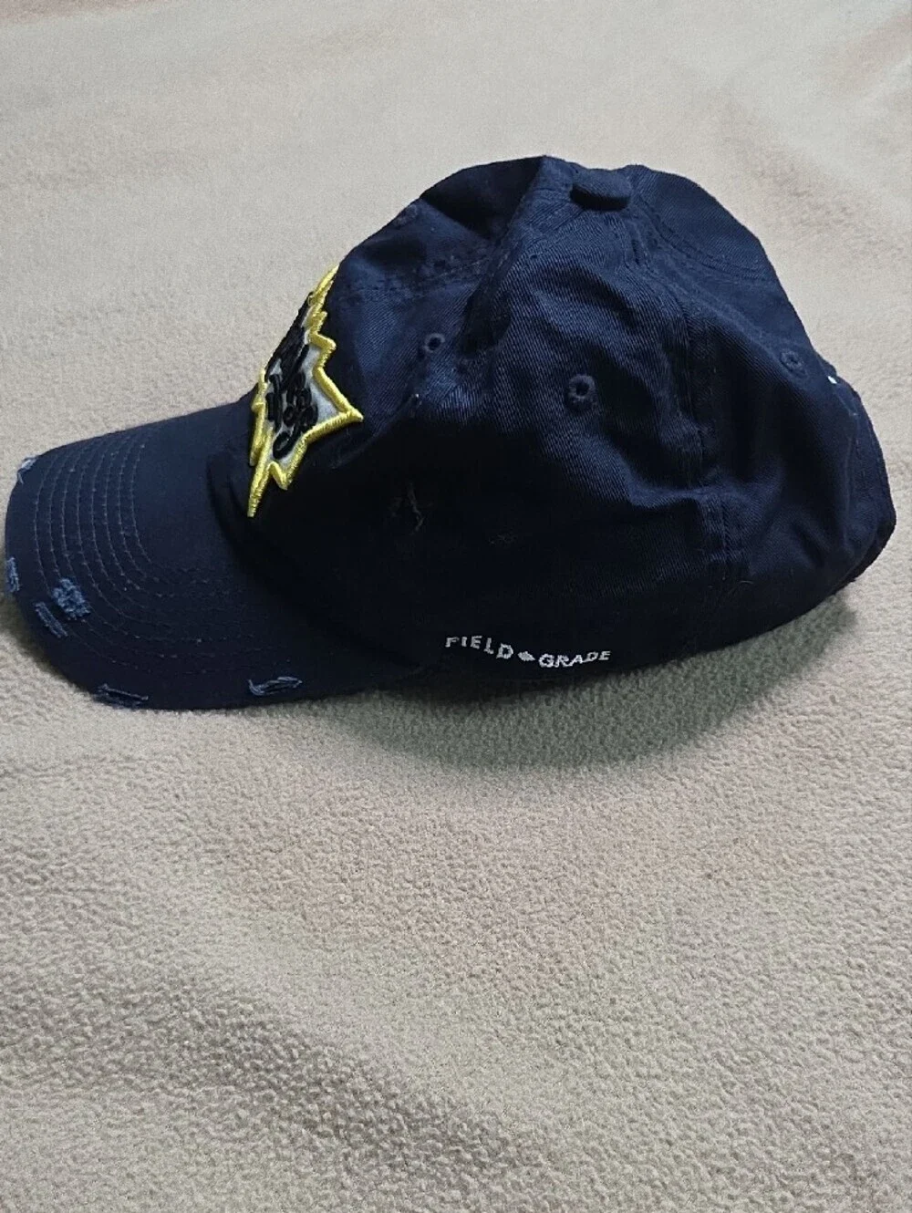 Ruthless Navy Patch Baseball Cap